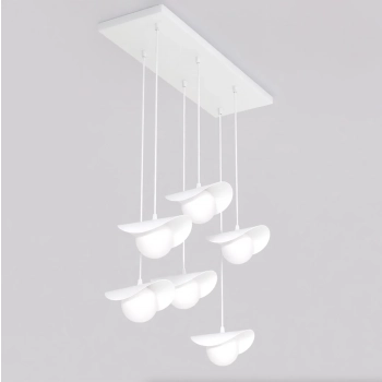 Ritual 6 White lampa wisząca 6xG9 1584/6 biała