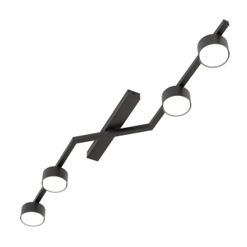 Skan 4 Black lampa sufitowa 4xGX53 1574/4 czarna