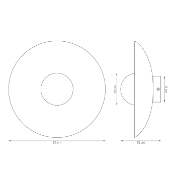 Vibez  K1 Black kinkiet 1xG9 1540/K1 czarny