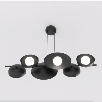 Volum 6 Black lampa wisząca 6xG9 1482/6 czarna