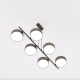 Drumz 6 Brown lampa wisząca 6xE14 1563/6 brązowa