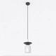 Ego 1 BL Gray lampa wisząca 1xE14 1611/1 szara Emibig