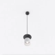 Ego 1 BL Gray lampa wisząca 1xE14 1611/1 szara