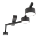 Skan 3 Black lampa sufitowa 3xGX53 1574/3 czarna