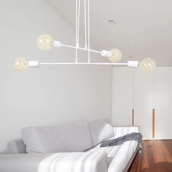 Multipo 4 black lampa wisząca E27