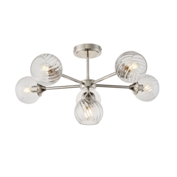 Allegra lampa sufitowa 6xE14 104050 Endon Lighting