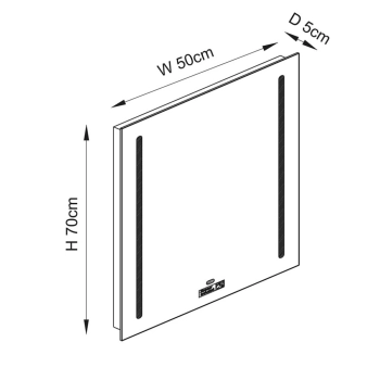 Nero kinkiet LED 9,8W 290lm 4000K 91833