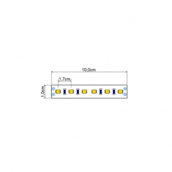 Taśma LED 24V 2835 MEAT M+M+M moduły 10cm 14,4W/m 1020lm/m (oświetlenie ciemnych mięs/wędlin)