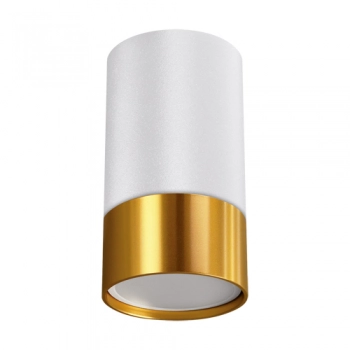 Puzon DWL White Gold lampa sufitowa GU10 biała złota 04122 Ideus