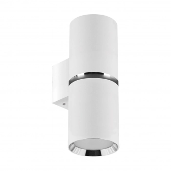 Dior WLL White Chrome lampa ścienna, kinkiet 2xGU10 biały chrom 04267 Ideus