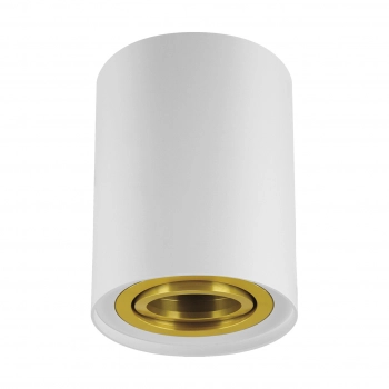 Hary C White Golden lampa sufitowa GU10 biała złota 04239 Ideus