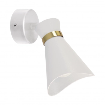 Loreta SPT White Golden lampa sufitowa E14 biała złota 04218 Ideus