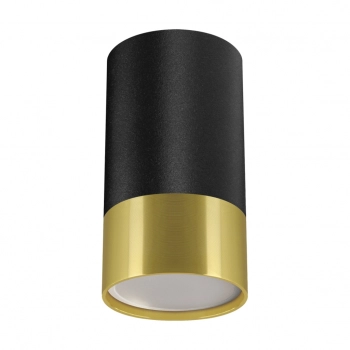 Puzon DWL Black Gold lampa sufitowa GU10 czarna złota 04123 Ideus