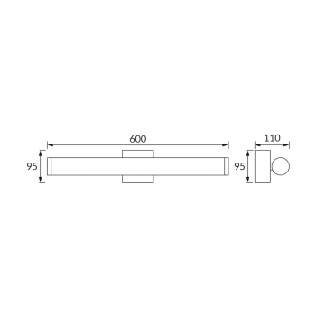 Torin LED 15W chrome IP44 4100K 1530lm oprawa dekoracyjna