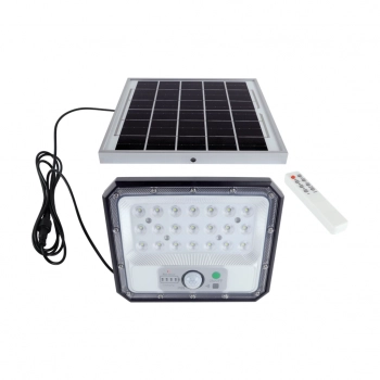 Heros PIR LED 7W 700lm 6500K czarny z czujnikiem ruchu 04841 Ideus