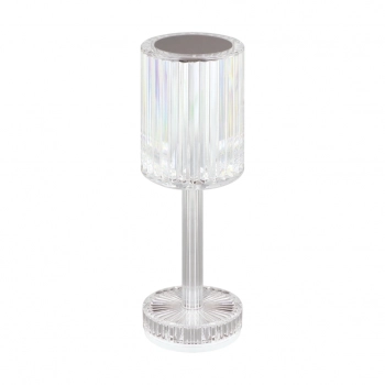 Moda LED lampka stołowa 1W 45lm CCT transparentna 04843 Ideus
