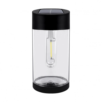 Modi LED lampka stołowa IP44 solarna 0,05WW 4lm 6500K czarna 04781 Ideus