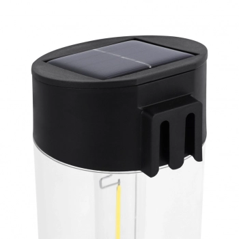 Modi LED lampka stołowa IP44 solarna 0,05W 4lm 6500K czarna