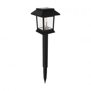 Park LED lampa stojąca IP44 solarna 0,04W 2lm 6500K czarna 04782 Ideus