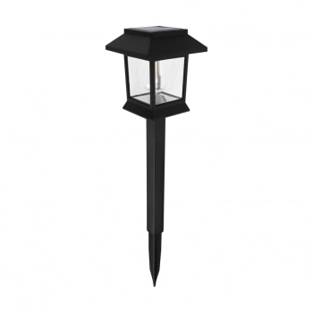 Park LED lampa stojąca IP44 solarna 0,04W 2lm 6500K czarna 04782 Ideus