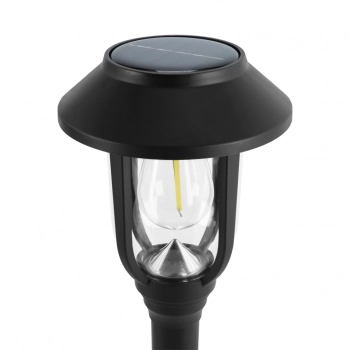 Park LED lampa stojąca IP44 solarna 0,04W 2lm 6500K czarna
