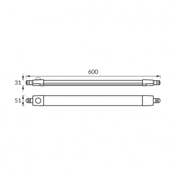 Tabor PIR LED IP65 lampa sufitowa 18W 2040lm 4000K biała z czujnikiem ruchu