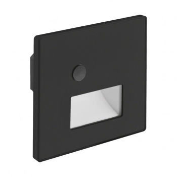 Wektor LED D PIR 1,2W 50lm CCT czarny z czujnikiem ruchu 04866 Ideus