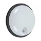 Elias D LED PIR IP65 lampa sufitowa 15W 1500lm 4100K czarna 04811 Ideus