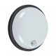 Elias D LED PIR IP65 lampa sufitowa 20W 2450lm 4100K czarna 04813 Ideus