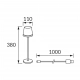 Ines LED lampka stołowa 3W 200lm CCT złota