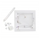 Olgierd D LED lampa sufitowa 18W 1580lm CCT biała z czujnikiem ruchu 03903 Ideus