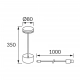 Talia LED lampka stołowa 1,5W 60lm CCT czarna
