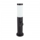 Tuber 45 lampa stojąca z gniazdem wtyczkowym IP44 E27 czarna 04850 Ideus