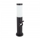 Tuber 45 lampa stojąca z gniazdem wtyczkowym IP44 E27 czarna 04850 Ideus