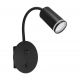 Zula WLL kinkiet GU10 czarna z USB 04815 Ideus