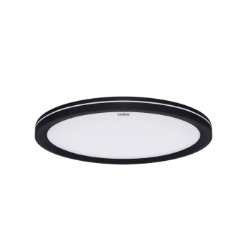 Amadeus C LED lampa sufitowa 18W 980lm CCT czarna 04980 Ideus