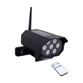 Anon solar LED 2W 150lm 6500K czarny z czujnikiem ruchu 05046 Ideus