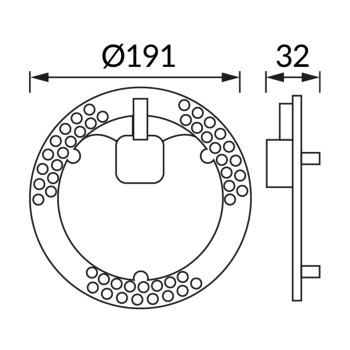 Arena LED magnetyczny moduł 18W 2150lm CCT biały