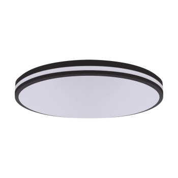 Dynamo C LED IP54 lampa sufitowa 12W, 18W, 24W 920lm, 1300lm, 2710lm CCT czarna 05114 Ideus