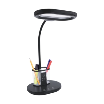 Elipso LED lampka stołowa 12W 540lm CCT czarna 04923 Ideus