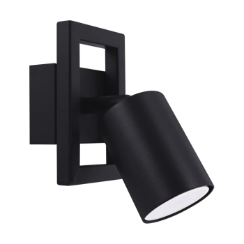 Hubert 1L kinkiet 1xGU10 czarny 04962 Ideus