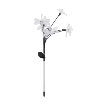 Imago LED lampa solarna 6x0,02W 6x1lm 6900K czarna 04938 Ideus