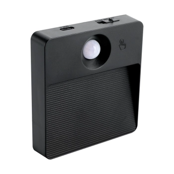 Luis D LED PIR lampa meblowa 1W 30lm CCT czarna 04928 Ideus
