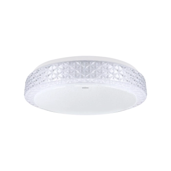 Milena C lampa sufitowa 2xE27 biała 04937 Ideus