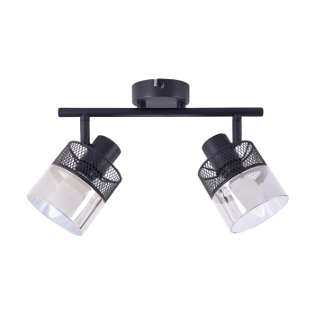 Montana 2I lampa sufitowa 2xE14 czarna 04956 Ideus