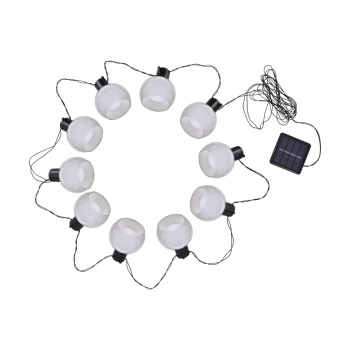 Mulga LED 10x0,3W black 2700K 10x3lm girlanda dekoracyjna 04924 Ideus