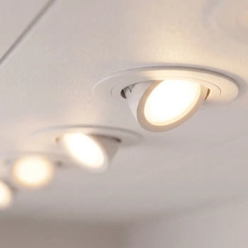 Roto C lampa wbudowywana 1xGU10 biała