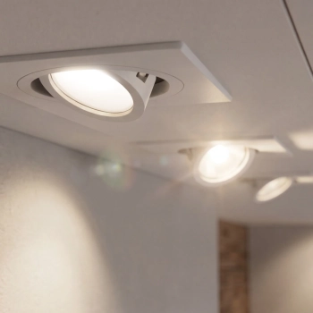 Roto D lampa wbudowywana 1xGU10 biała