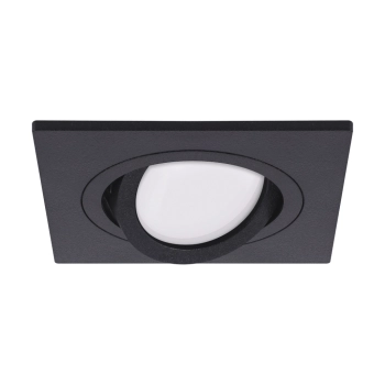 Roto D lampa wbudowywana 1xGU10 czarna 05085 Ideus