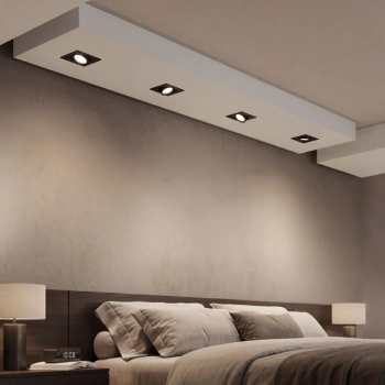 Roto D lampa wbudowywana 1xGU10 czarna